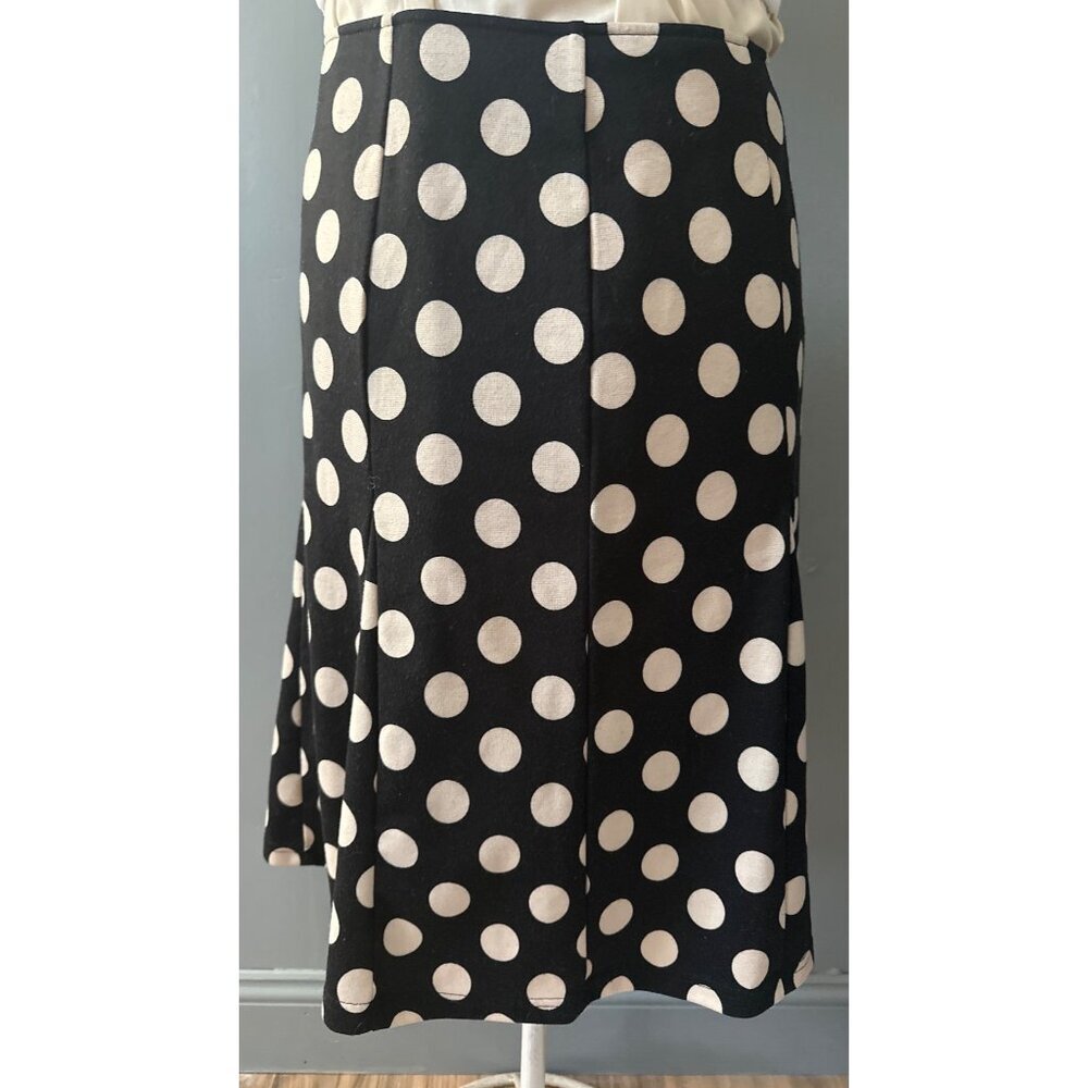 Robbie Bee Polka Dot Skirt Women’s Size 10 Academia Coquette Romantic Chic - Picture 5 of 5